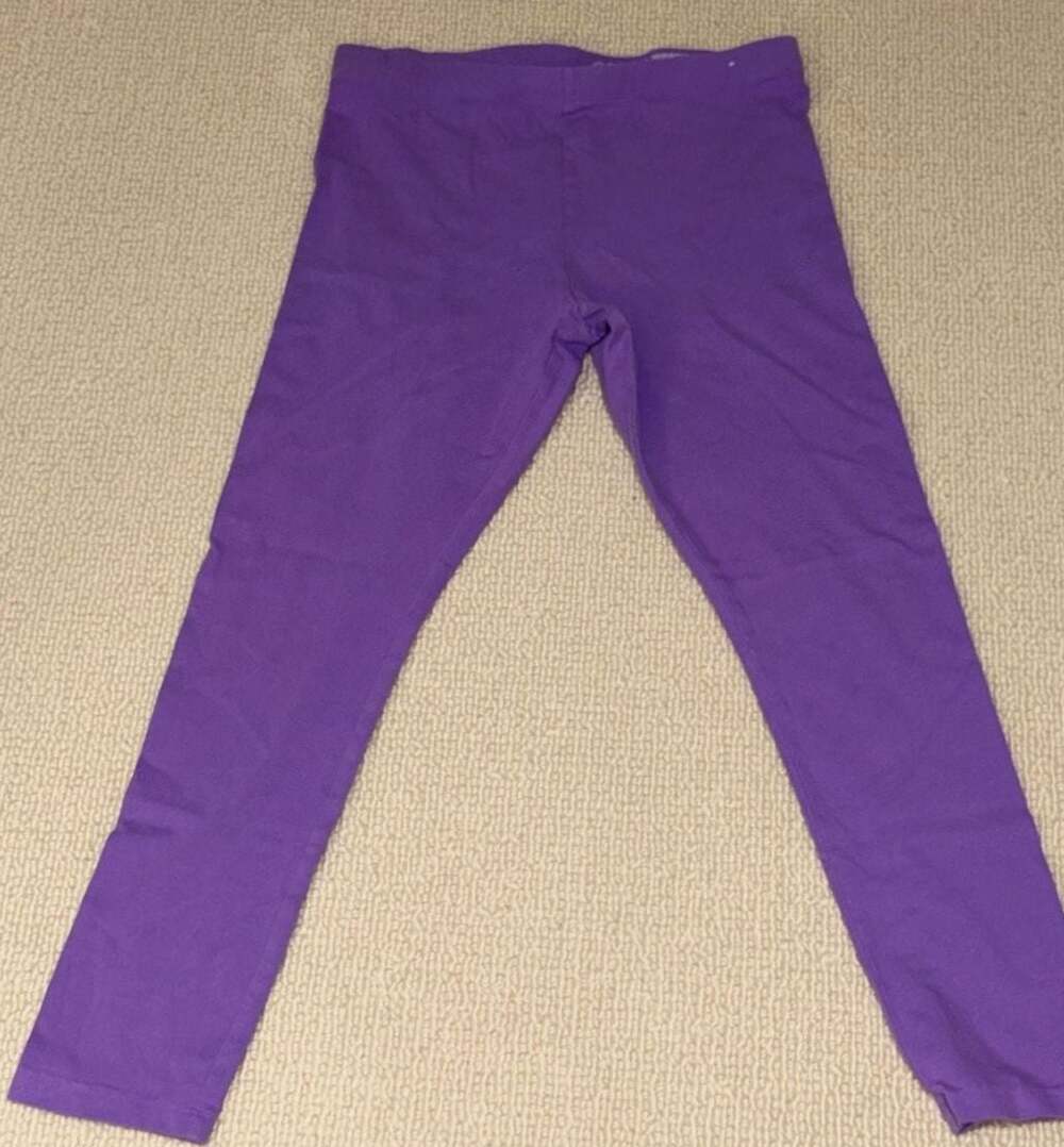 Wonder Nation Plus Size Purple Leggings XL (14-16)